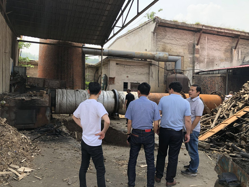秸稈烘干機(jī)現(xiàn)場